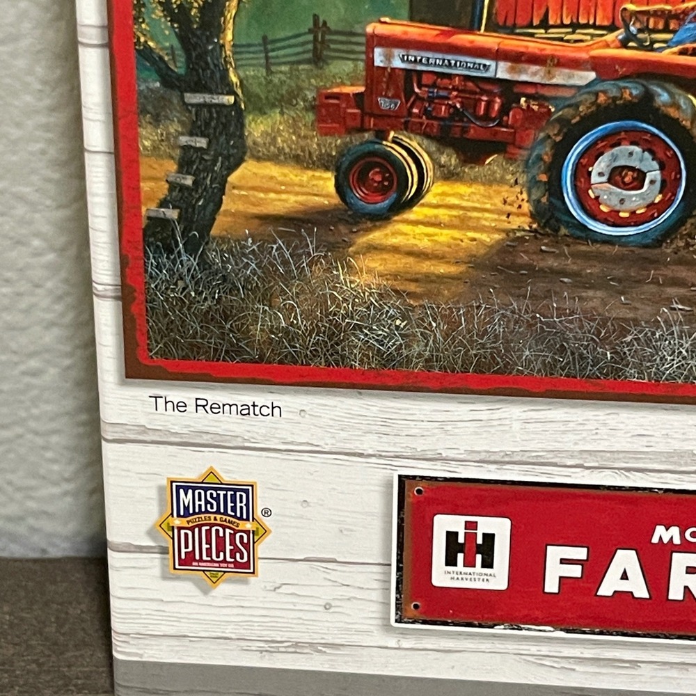 Master Pieces McCormick‎ International Tractor Puzzle 1,000 Pc "The Rematch - Picture 3 of 8